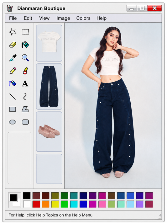 Star girl tee