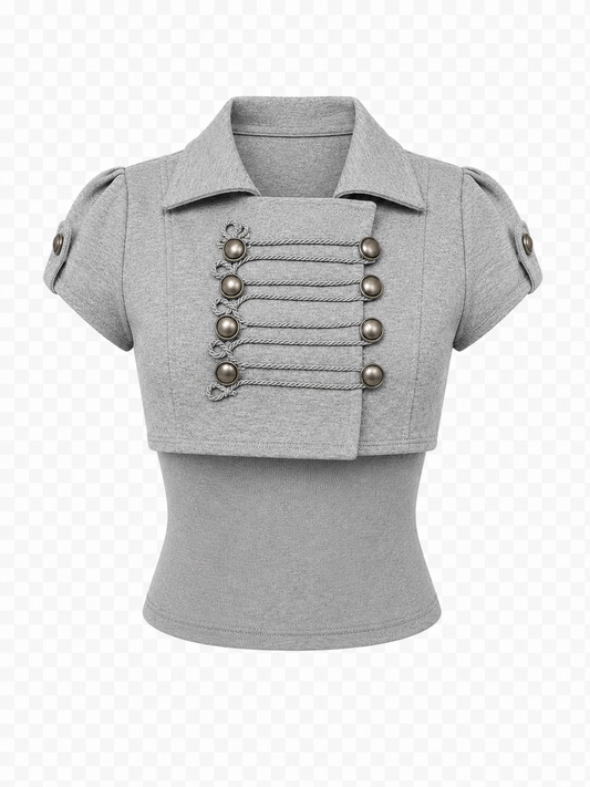 Buttoned jacket