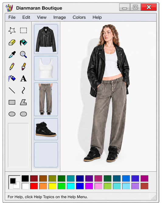 Grey jeans