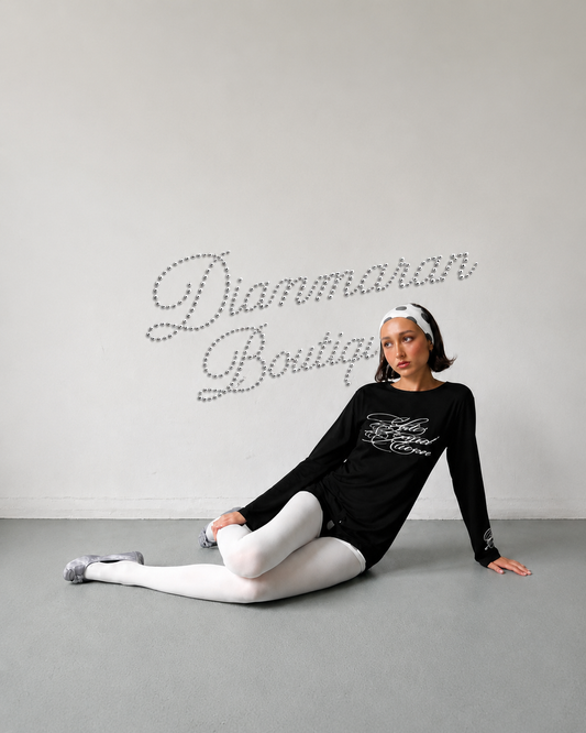 Black long-sleeved tee