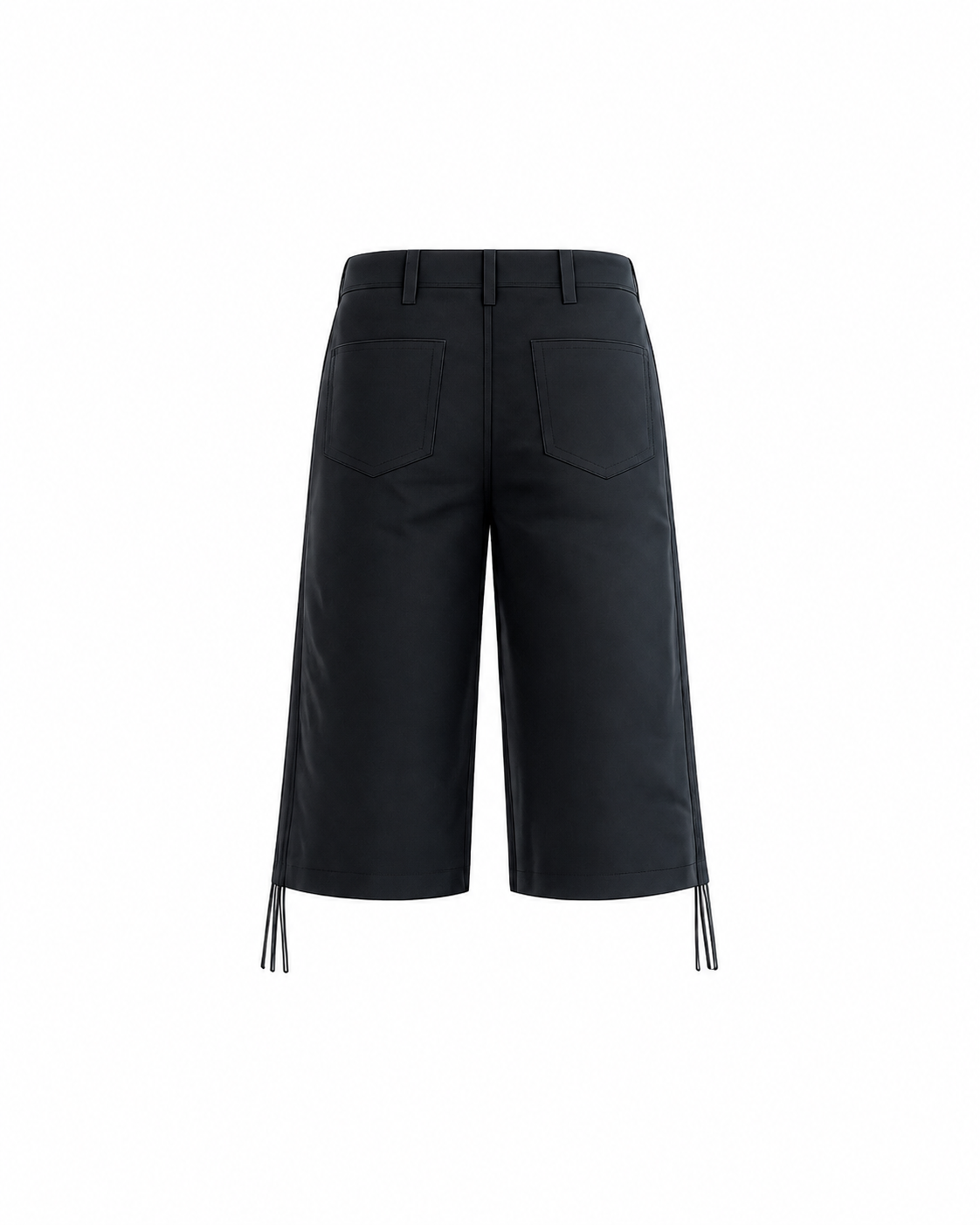 Black cargo shorts