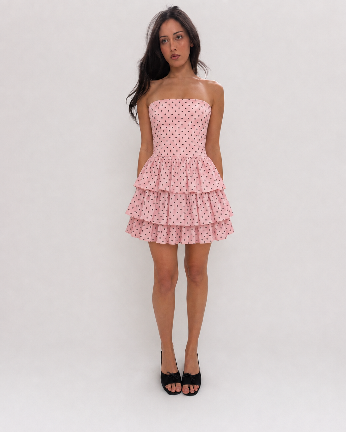 Pink short dress